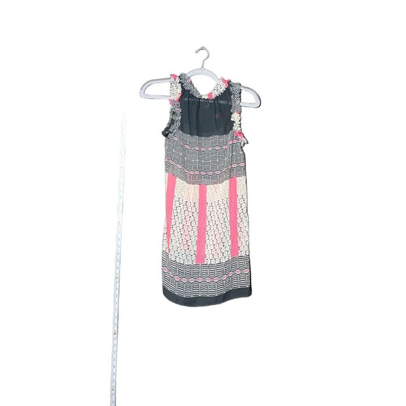 LIU •JO Striped & Floral Black Dress - US SZ 6‎ - New With Tags - Picture 2 of 2